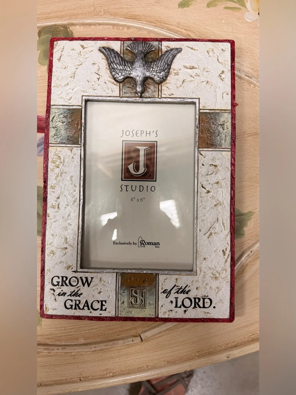 Collectible ROMAN   'Grow in the Grace of the Lord' Decorative Photo Frame